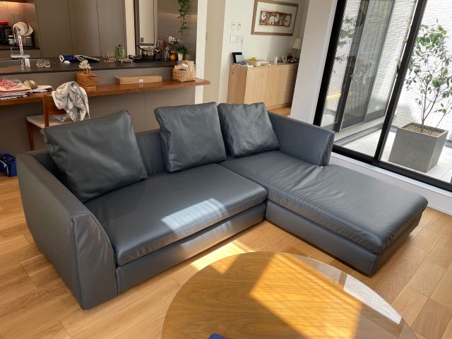 arflex SONA Couch set 張替増した。布地から本皮革へ - ブログ